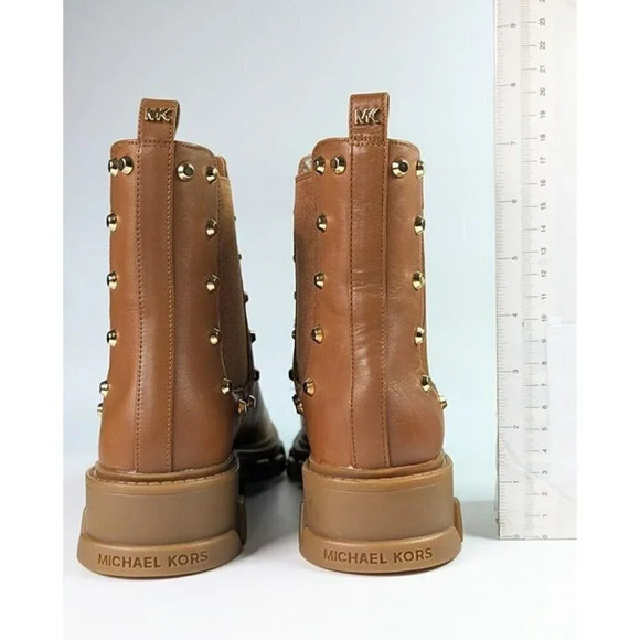 Michael Kors Women's Ridley Studded Lug-Sole Chelsea Booties Size 6 (MSRP $225) - Picture 9 of 12